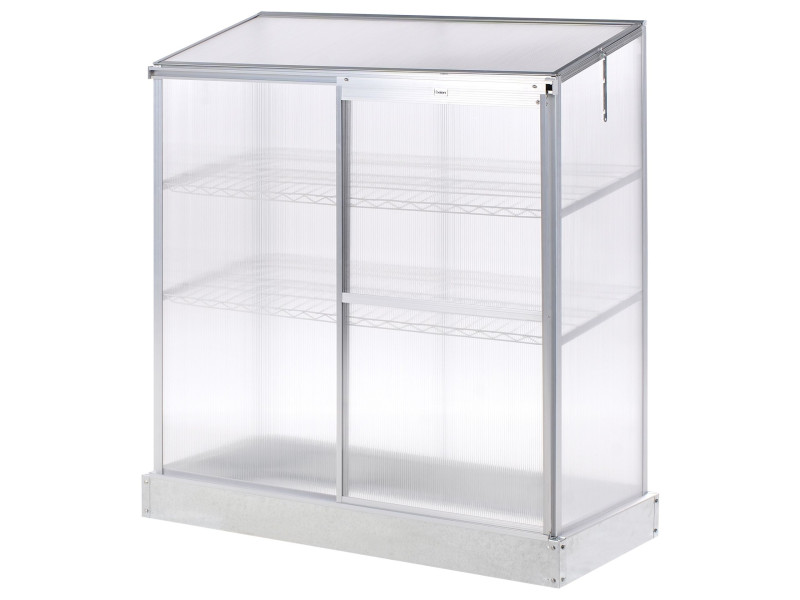 Szklarnia balkonowa LECCE Srebrny 59 cm 771275