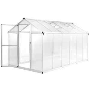 Szklarnia ogrodowa Przezroczysta 362 x 190 x 195 cm poliwęglan vidaXL 495166 Szklarnia ogrodowa Przezroczysta 362 x 190 x 195 cm poliwęglan vidaXL 495166