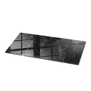 Szkło hartowane 125×50 Blat szklany na stolik Marmur żyłki Tulup 1022066 Szkło hartowane 125×50 Blat szklany na stolik Marmur żyłki Tulup 1022066
