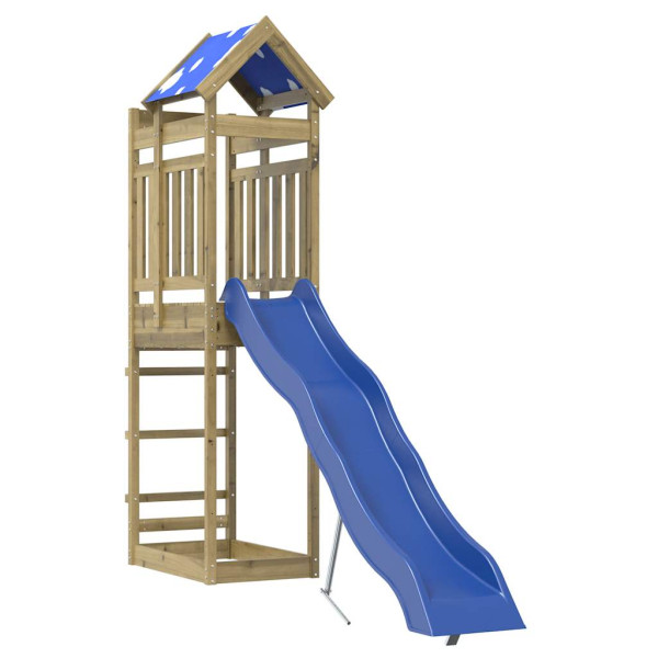 VidaXL ogrodowy plac zabaw Brąz Impregnowane drewno 471583