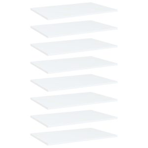 VidaXL Płyta na półki Biały 60 x 40 x 1.5 cm Materiał 127805