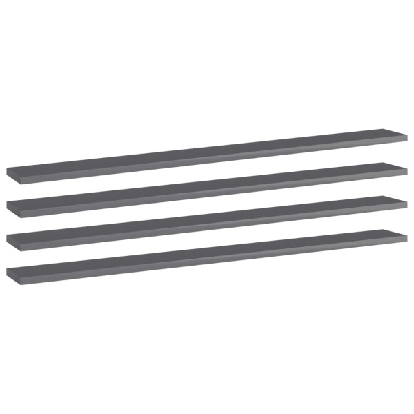 VidaXL Płyta na półki Szary 100 x 10 x 1.5 cm Materiał 127715