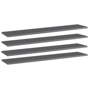 VidaXL Płyta na półki Szary 100 x 20 x 1.5 cm Materiał 127801