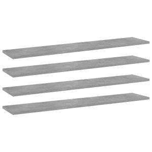 VidaXL Płyta na półki Szary 100 x 20 x 1.5 cm Materiał 127757