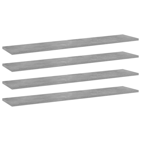 VidaXL Płyta na półki Szary 100 x 20 x 1.5 cm Materiał 127757