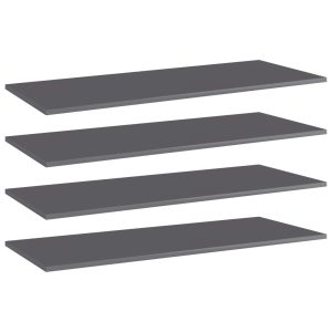 VidaXL Płyta na półki Szary 100 x 40 x 1.5 cm Materiał 127713
