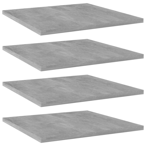 VidaXL Płyta na półki Szary 40 x 40 x 1.5 cm Materiał 127745