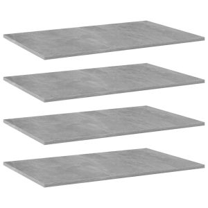 VidaXL Płyta na półki Szary 80 x 50 x 1.5 cm Materiał 127799