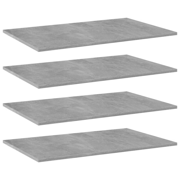VidaXL Płyta na półki Szary 80 x 50 x 1.5 cm Materiał 127799