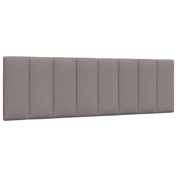 VidaXL poduszka na wezgłowie Taupe 160 cm Tkanina 497064