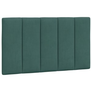 VidaXL poduszka na wezgłowie Zielony 80 cm Aksamit 497325 VidaXL poduszka na wezgłowie Zielony 80 cm Aksamit 497325