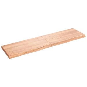 VidaXL Półka brązowa 120x30x(2-4) cm 188801 VidaXL Półka brązowa 120x30x(2-4) cm 188801
