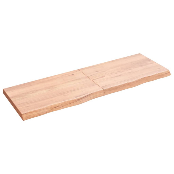 VidaXL Półka brązowa 120x40x(2-4) cm lakierowane 317451