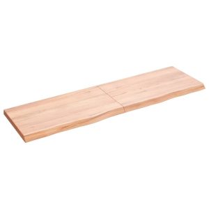 VidaXL Półka brązowa 140x40x(2-4) cm 188977 VidaXL Półka brązowa 140x40x(2-4) cm 188977