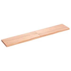 VidaXL Półka brązowa 160x30x(2-4) cm lakierowane 317481 VidaXL Półka brązowa 160x30x(2-4) cm lakierowane 317481