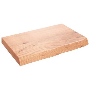 VidaXL Półka brązowa 60x40x(2-6) cm 189023 VidaXL Półka brązowa 60x40x(2-6) cm 189023