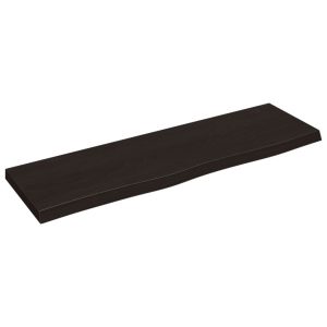 VidaXL Półka ciemnobrązowa 100x30x(2-4) cm 188879