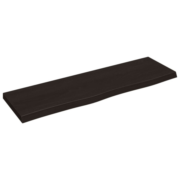 VidaXL Półka ciemnobrązowa 100x30x(2-4) cm 188879