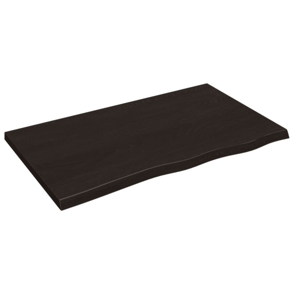 VidaXL Półka ciemnobrązowa 100x60x(2-4) cm 188901
