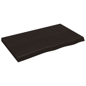 VidaXL Półka ciemnobrązowa 100x60x(2-6) cm 188909
