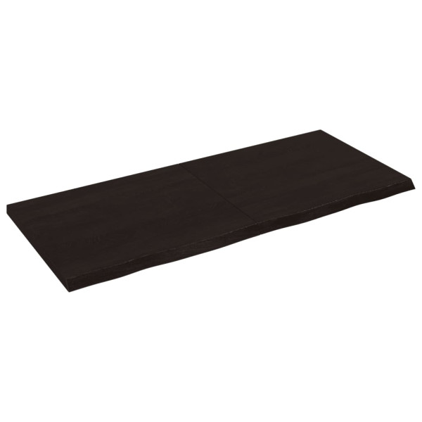 VidaXL Półka ciemnobrązowa 140x60x(2-4) cm 189024