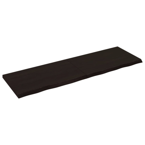 VidaXL Półka ciemnobrązowa 160x50x(2-4) cm 189139