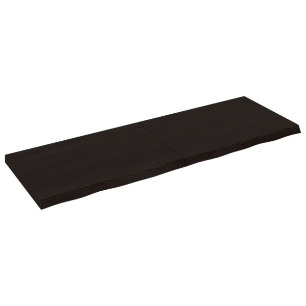 VidaXL Półka ciemnobrązowa 180x60x(2-6) cm 188934