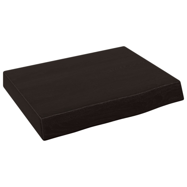 VidaXL Półka ciemnobrązowa 40x30x(2-4) cm 188963
