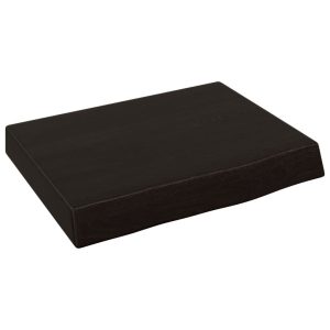 VidaXL Półka ciemnobrązowa 40x30x(2-6) cm wykończone 317503 VidaXL Półka ciemnobrązowa 40x30x(2-6) cm wykończone 317503