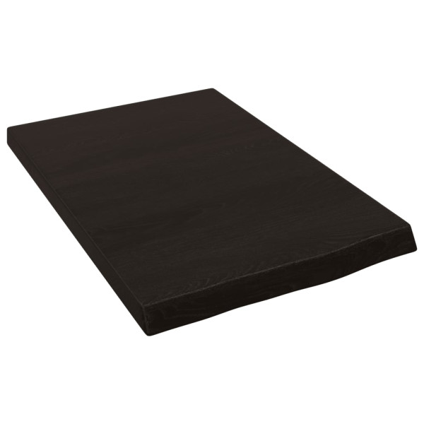 VidaXL Półka ciemnobrązowa 40x60x(2-4) cm wykończone 317472
