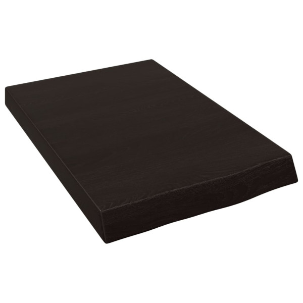 VidaXL Półka ciemnobrązowa 40x60x(2-6) cm 189022