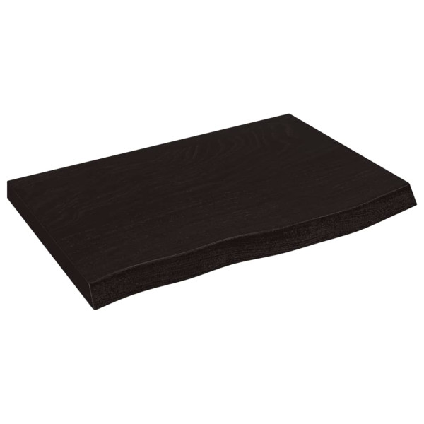 VidaXL Półka ciemnobrązowa 60x40x(2-4) cm 189057