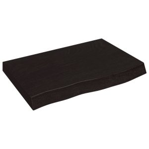VidaXL Półka ciemnobrązowa 60x40x(2-6) cm 189086 VidaXL Półka ciemnobrązowa 60x40x(2-6) cm 189086