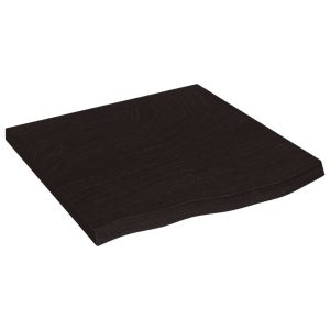 VidaXL Półka ciemnobrązowa 60x60x(2-4) cm 188918 VidaXL Półka ciemnobrązowa 60x60x(2-4) cm 188918
