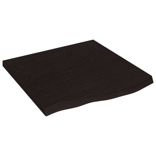 VidaXL Półka ciemnobrązowa 60x60x(2-4) cm 188918