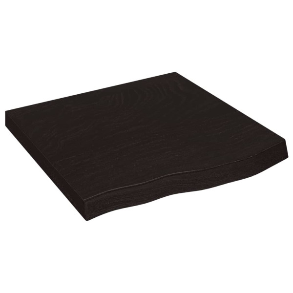 VidaXL Półka ciemnobrązowa 60x60x(2-6) cm 189058