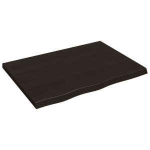 VidaXL Półka ciemnobrązowa 80x60x(2-4) cm 189066 VidaXL Półka ciemnobrązowa 80x60x(2-4) cm 189066