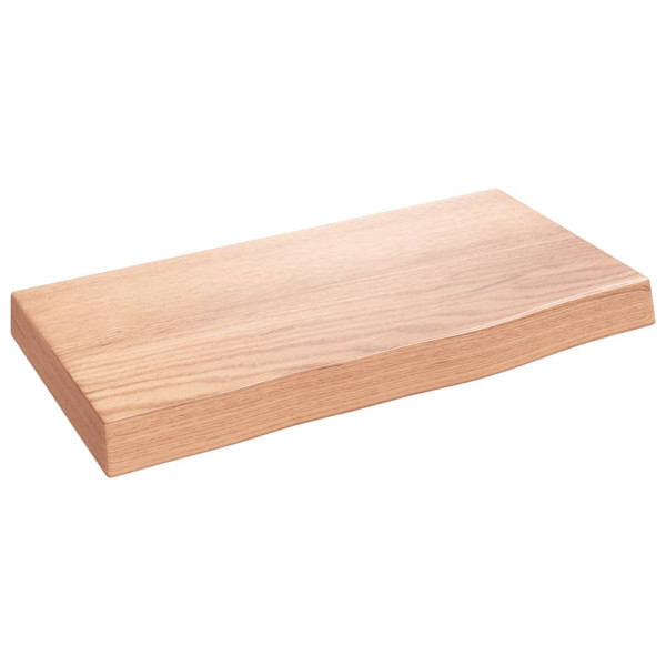 VidaXL Półka jasnobrązowa 40x20x4 cm lakierowane 381137