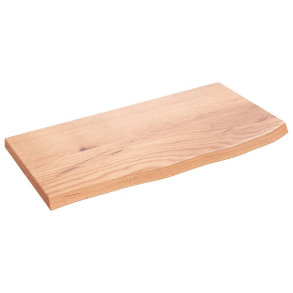 VidaXL Półka jasnobrązowa 60x30x2 cm lakierowane 381146