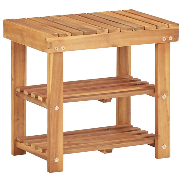 VidaXL Półka na buty Brąz 50 x 32 x 45 cm Drewno 267154