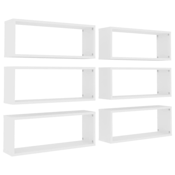 VidaXL Półka ścienna Biały 60 x 15 x 23 cm Materiał 188568