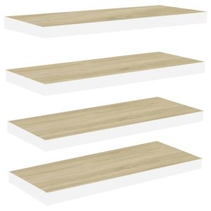 VidaXL Półka ścienna Brąz 60 x 23.5 x 3.8 cm MDF 188499 VidaXL Półka ścienna Brąz 60 x 23.5 x 3.8 cm MDF 188499