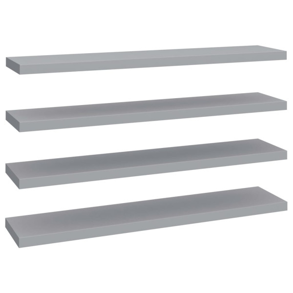 VidaXL Półka ścienna Szary 120 x 23.5 x 3.8 cm MDF 188543
