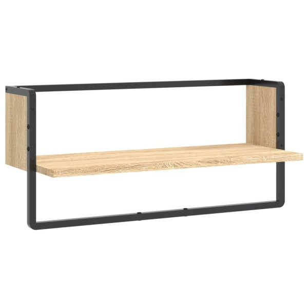 VidaXL Półka ścienna z drążkiem 65x25x30 cm 189161