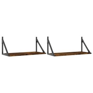 VidaXL Półki ścienne 2 szt. 60x25x25,5 cm 189197 VidaXL Półki ścienne 2 szt. 60x25x25,5 cm 189197