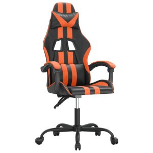 VidaXL Pomarańczowy Sztuczna skóra 137630 VidaXL Pomarańczowy Sztuczna skóra 137630
