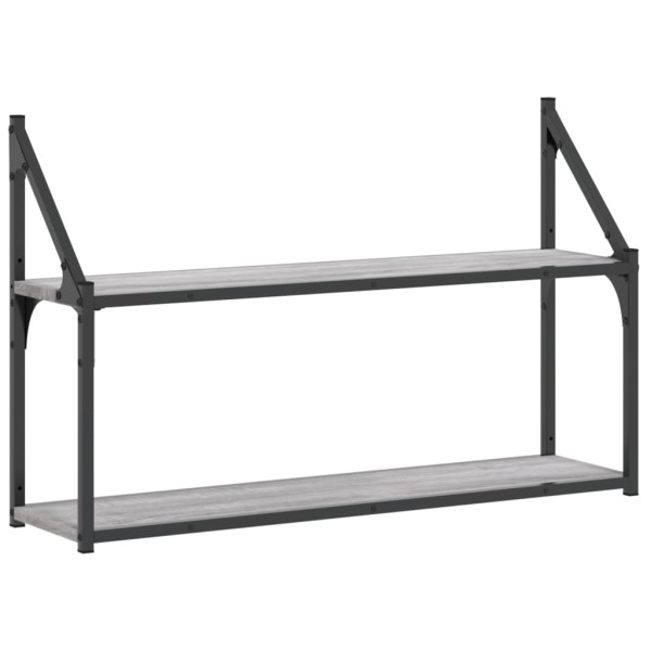VidaXL Regał ścienny z 2 półkami 80x21x51 cm 189792