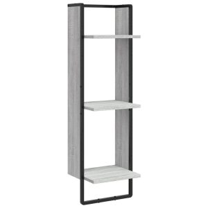 VidaXL Regał ścienny z 3 półkami 30x25x100 cm 189870 VidaXL Regał ścienny z 3 półkami 30x25x100 cm 189870