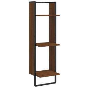 VidaXL Regał ścienny z 3 półkami 30x25x100 cm 189893 VidaXL Regał ścienny z 3 półkami 30x25x100 cm 189893