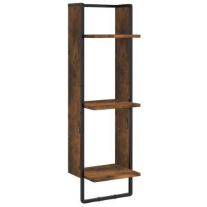 VidaXL Regał ścienny z 3 półkami 30x25x100 cm 189867 VidaXL Regał ścienny z 3 półkami 30x25x100 cm 189867